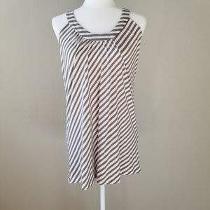 Fern Wright Manson Sleeveless Striped Top - L